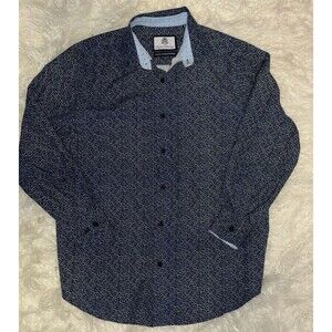 English Laundry Dress Shirt Blue Men’s Medium